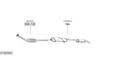 Výfukový systém BOSAL SYS00802