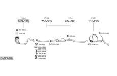 Výfukový systém BOSAL SYS00876