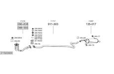 Výfukový systém BOSAL SYS00909