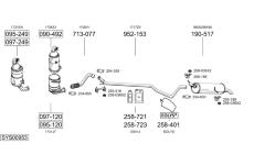 Výfukový systém BOSAL SYS00953