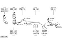 Výfukový systém BOSAL SYS00976