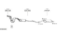 Výfukový systém BOSAL SYS01051