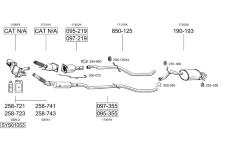 Výfukový systém BOSAL SYS01053