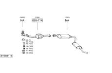 Výfukový systém BOSAL SYS01118