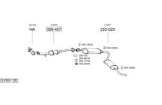 Výfukový systém BOSAL SYS01120