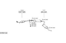 Výfukový systém BOSAL SYS01122