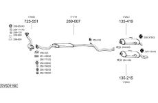 Výfukový systém BOSAL SYS01190