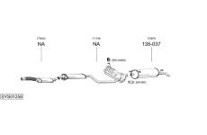 Výfukový systém BOSAL SYS01258