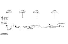 Výfukový systém BOSAL SYS01320