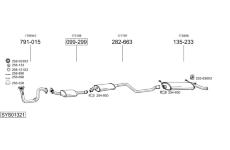Výfukový systém BOSAL SYS01321