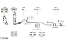 Výfukový systém BOSAL SYS01390