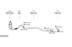 Výfukový systém BOSAL SYS01391