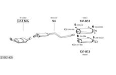 Výfukový systém BOSAL SYS01409