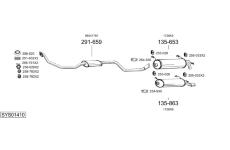 Výfukový systém BOSAL SYS01410