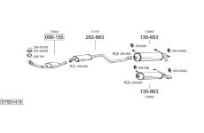 Výfukový systém BOSAL SYS01418