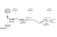 Výfukový systém BOSAL SYS01437