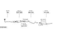 Výfukový systém BOSAL SYS01465