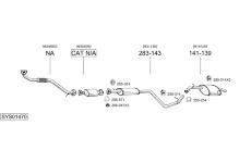Výfukový systém BOSAL SYS01470