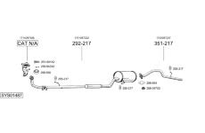 Výfukový systém BOSAL SYS01487