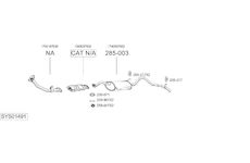 Výfukový systém BOSAL SYS01491