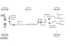 Výfukový systém BOSAL SYS01500