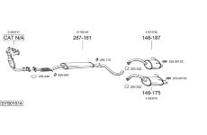 Výfukový systém BOSAL SYS01514