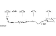Výfukový systém BOSAL SYS01561