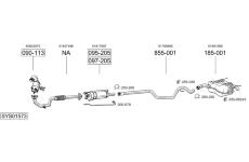 Výfukový systém BOSAL SYS01573