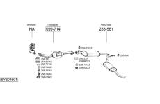 Výfukový systém BOSAL SYS01601