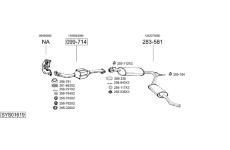 Výfukový systém BOSAL SYS01619