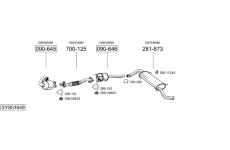 Výfukový systém BOSAL SYS01649