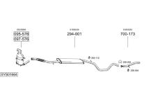 Výfukový systém BOSAL SYS01664