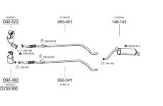 Výfukový systém BOSAL SYS01666