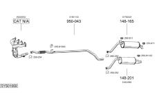 Výfukový systém BOSAL SYS01669