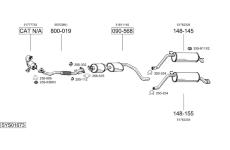 Výfukový systém BOSAL SYS01673