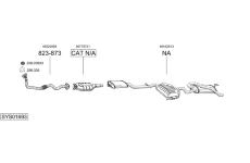Výfukový systém BOSAL SYS01693