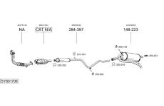 Výfukový systém BOSAL SYS01706