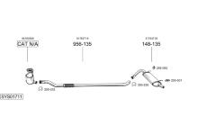 Výfukový systém BOSAL SYS01711