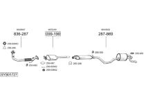 Výfukový systém BOSAL SYS01727