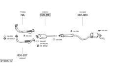 Výfukový systém BOSAL SYS01749