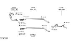 Výfukový systém BOSAL SYS01755