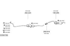 Výfukový systém BOSAL SYS01759