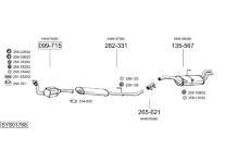 Výfukový systém BOSAL SYS01768