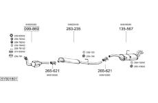 Výfukový systém BOSAL SYS01801