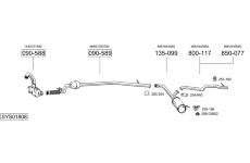 Výfukový systém BOSAL SYS01808