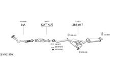 Výfukový systém BOSAL SYS01850