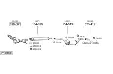 Výfukový systém BOSAL SYS01885