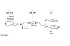 Výfukový systém BOSAL SYS01934