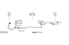 Výfukový systém BOSAL SYS01976