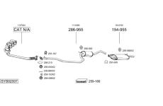 Výfukový systém BOSAL SYS02007